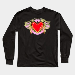 Aura Heart Long Sleeve T-Shirt